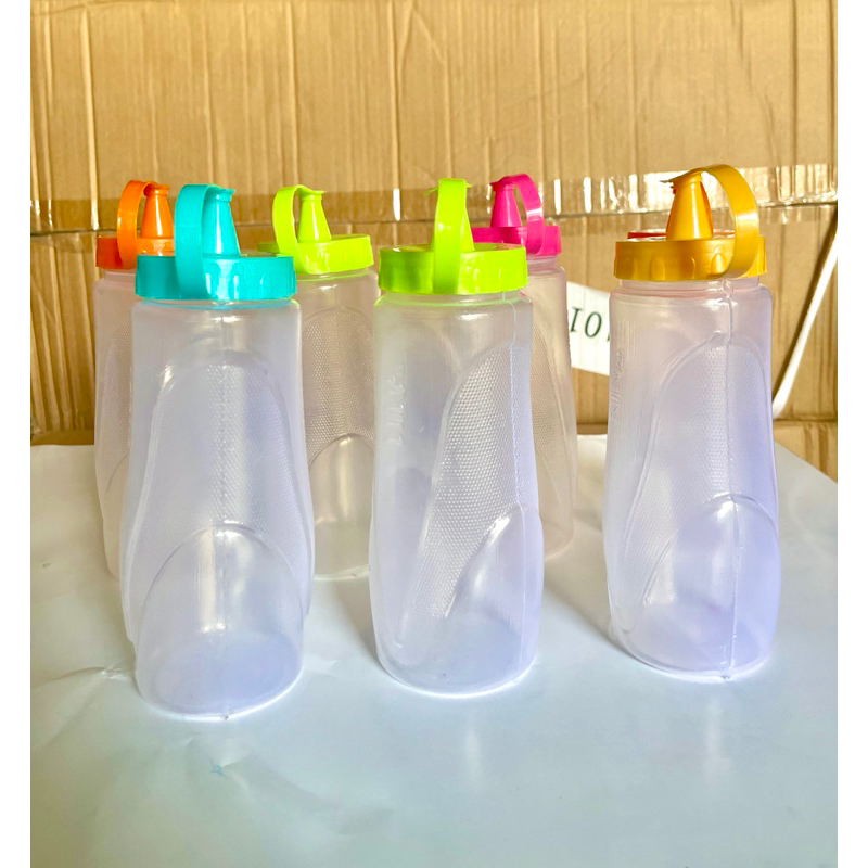 NEW BOTOL BENING SAOS PLASTIK - BOTOL PLASTIK KECAP - BOTOL MINYAK MAYONES PLASTIK SERBAGUNA ANTI TUMPAH