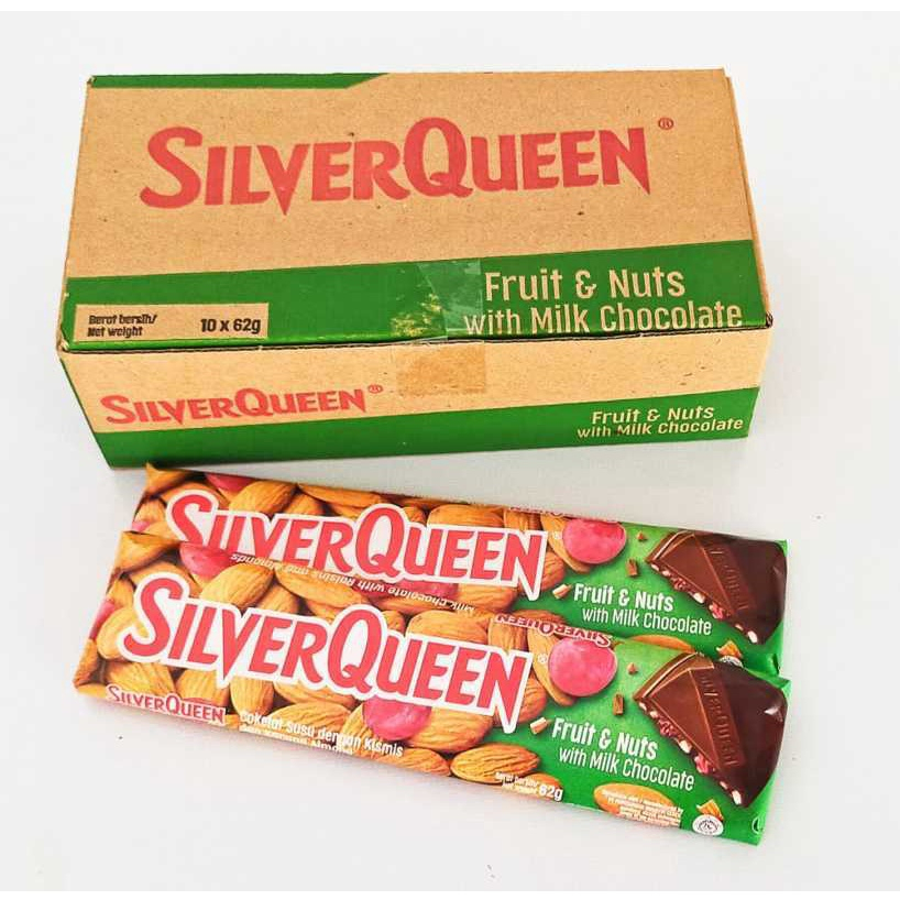 

SILVER QUEEN Chocolate Milk Fruit & Nuts Pack 58gr