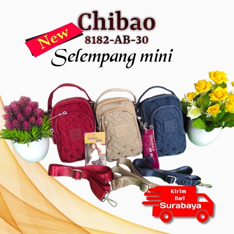 Tas selempang mini, chibao 8182-AB-30