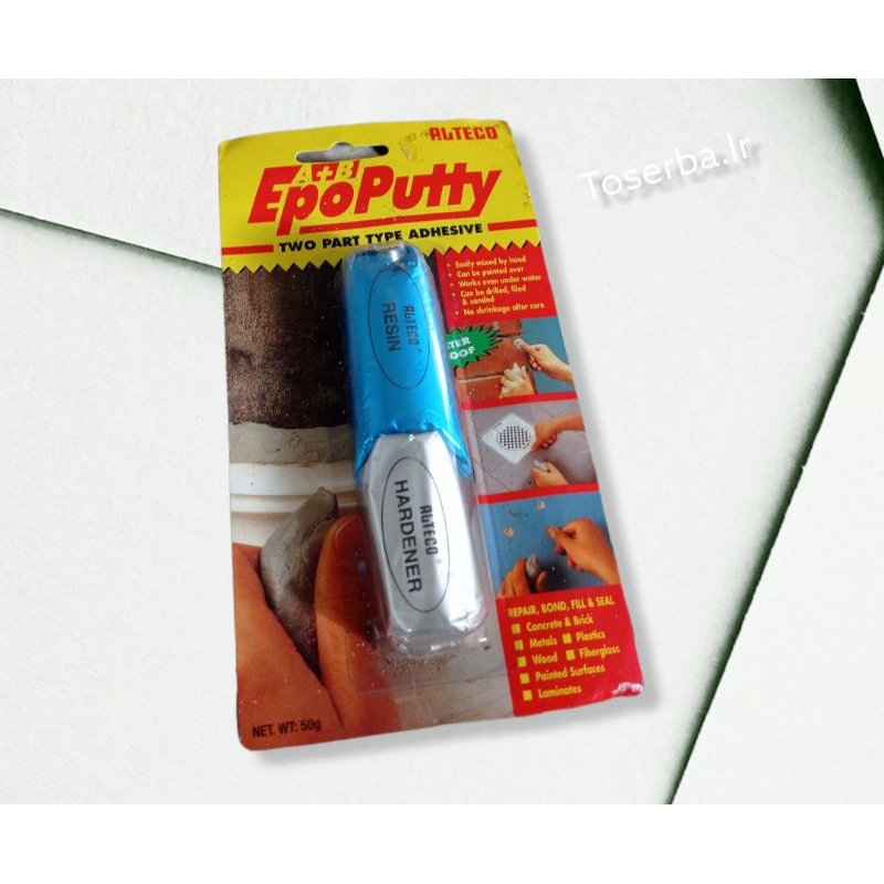 Lem Epo Putty Alteco / Epo Putty / Lem porting 50 gramLem Alteco Epo Putty 50 gram