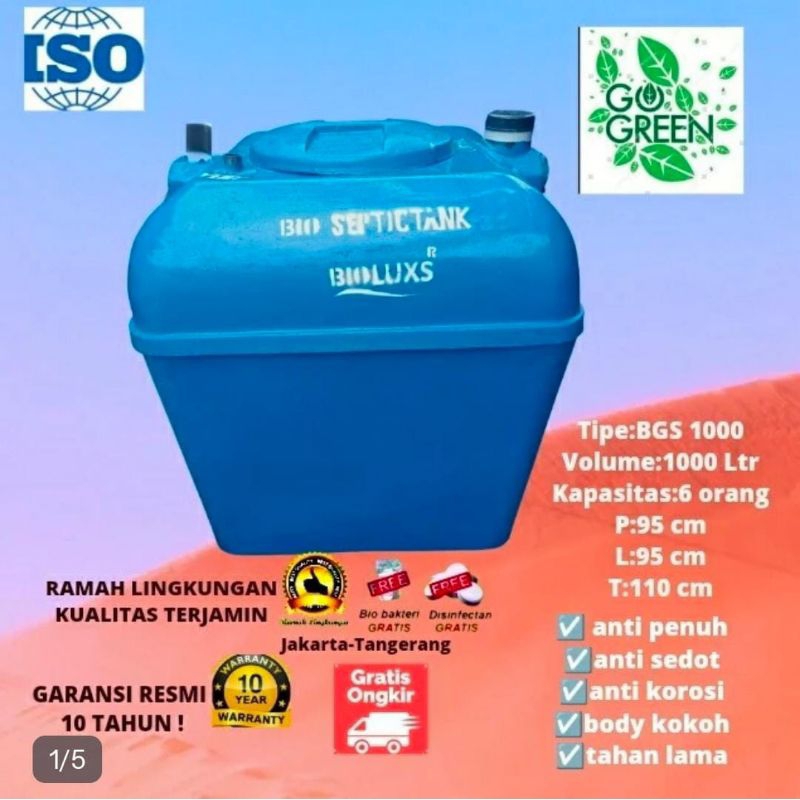 septictank biotech, bioluxs BGS 1000 liter