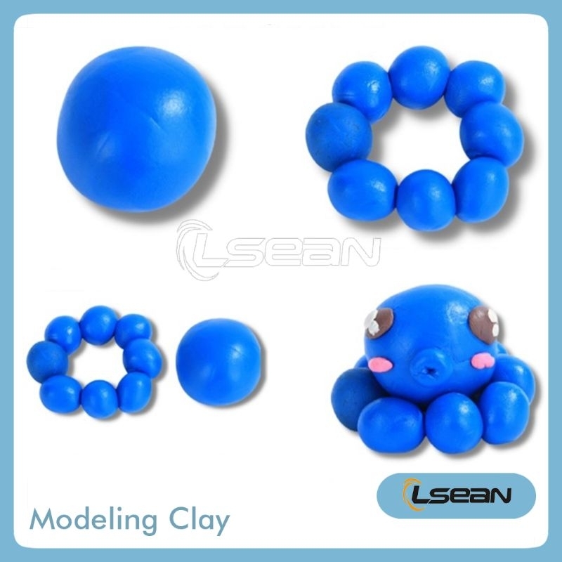 Modeling Lilin Clay 8 Warna Sculpting dan Cetakan Tanah Liat Air