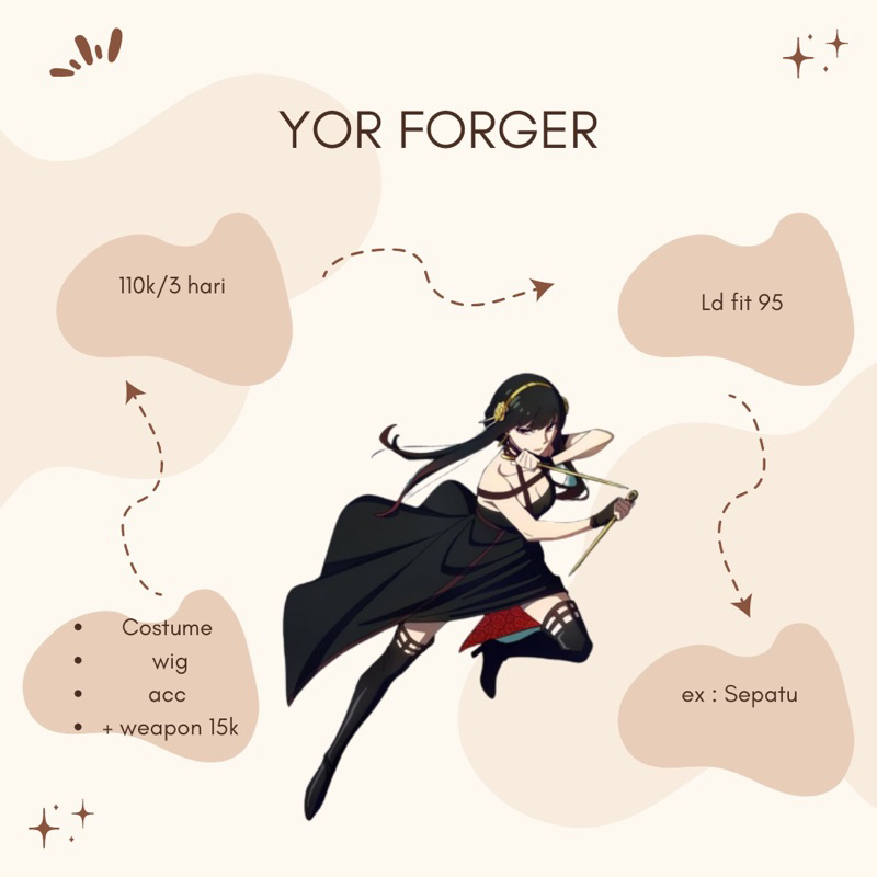 RENTAL COSPLAY YOR FORGER
