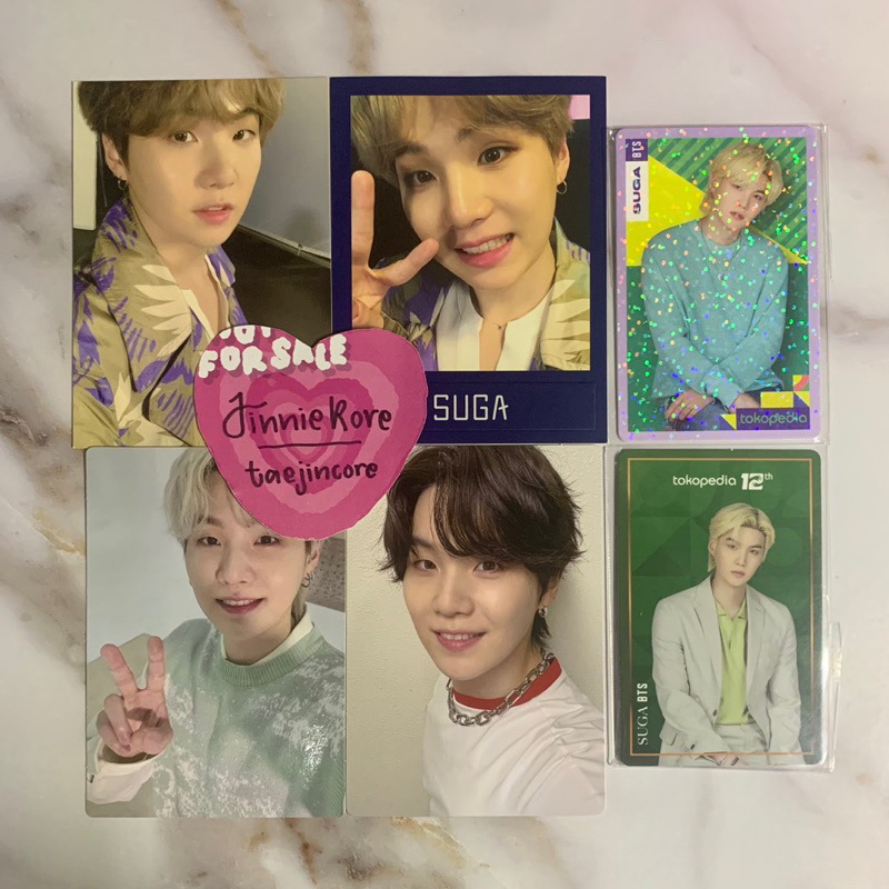 BTS SUGA OFFICIAL MINI PHOTOCARD 5TH MUSTER CLIPBOARD MOODLIGHT MERCH BOX 9 MB9 SPECIAL PC MPC SPC P