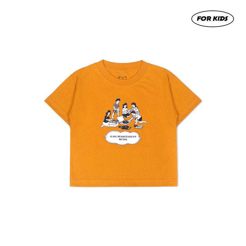 Kamengskids - Ilmu Musik Mustard Short Tee