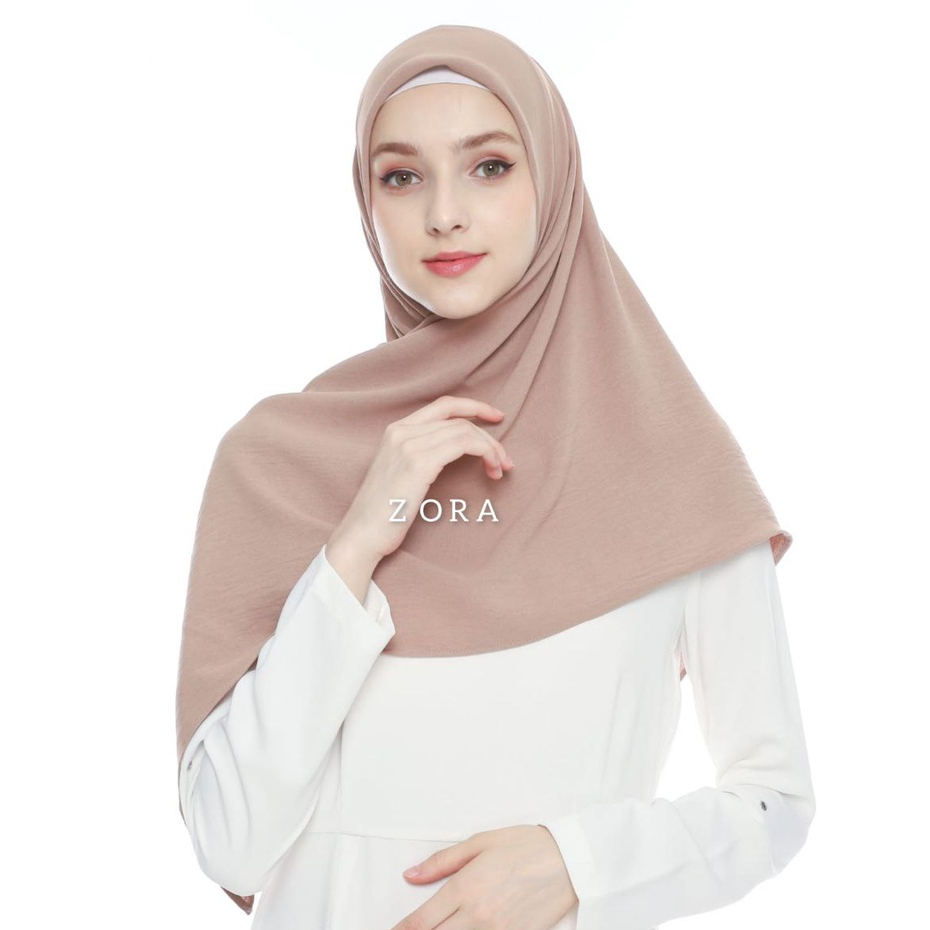 ZORA - Hanna Segiempat 120x120  Crinkle Airflow  - Hijab Wanita