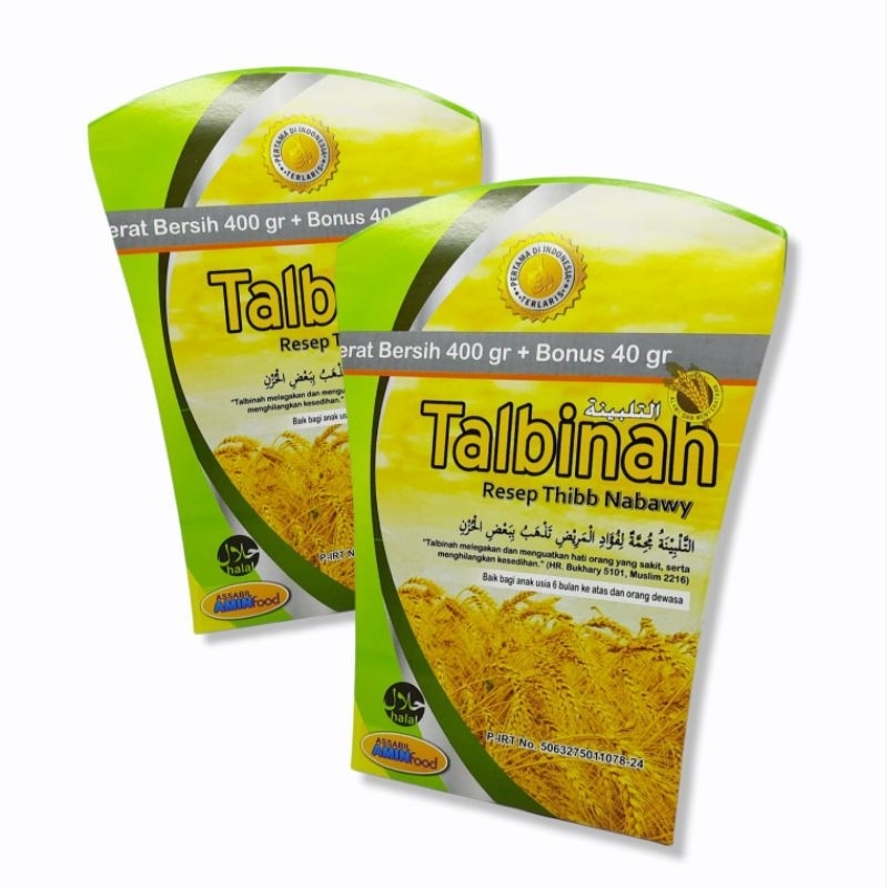 

talbinah 400g + 40g Resep Thipp nabawy