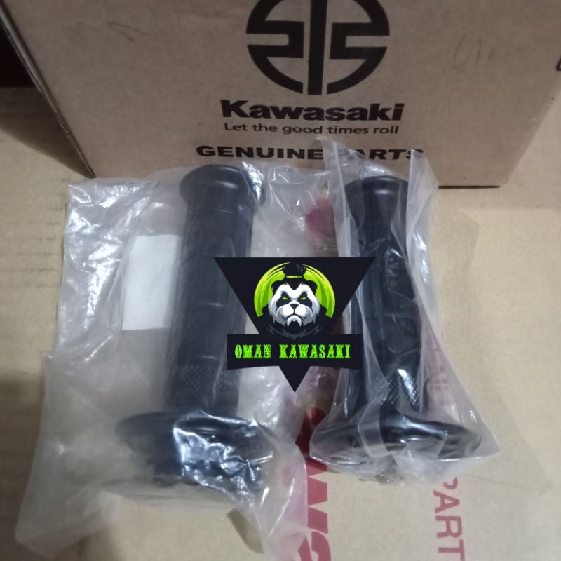 HEANDGRIP SET KIRI DAN KANAN KSR110 KSR 110 ORIGINAL GENUINE PART KAWASAKI