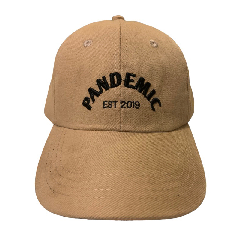 PANDEMIC Polo Caps Denim - Topi Denim Distro - Topi pria - Topi Baseball Unisex