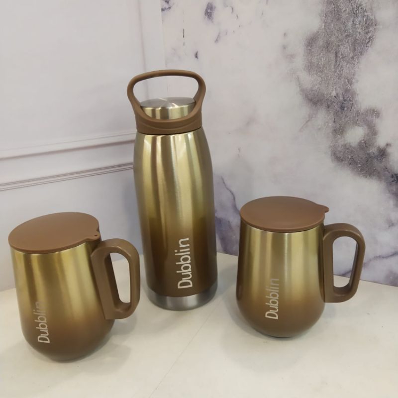 DUBBLIN/3OTOL SET GIFT TYPE GLAMOUR TERMOS DAN MUG