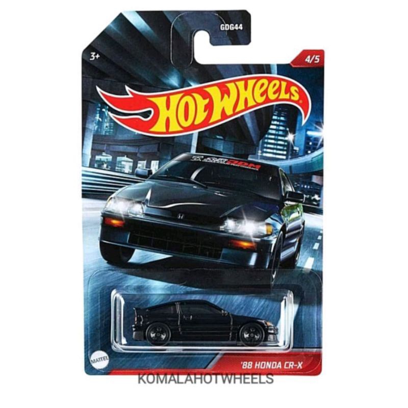 Hot Wheels Honda 88 Honda CRX Hitam Cult Racer Edition