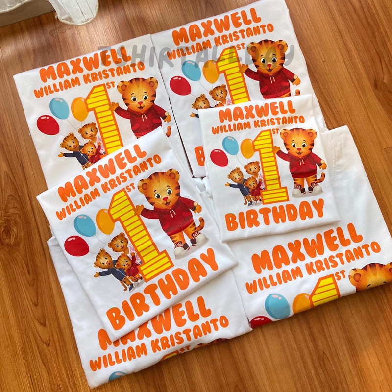 Atasan Kaos Anak Acara Ulang Tahun Ultah Couple Keluarga Family Custom COCOMELON