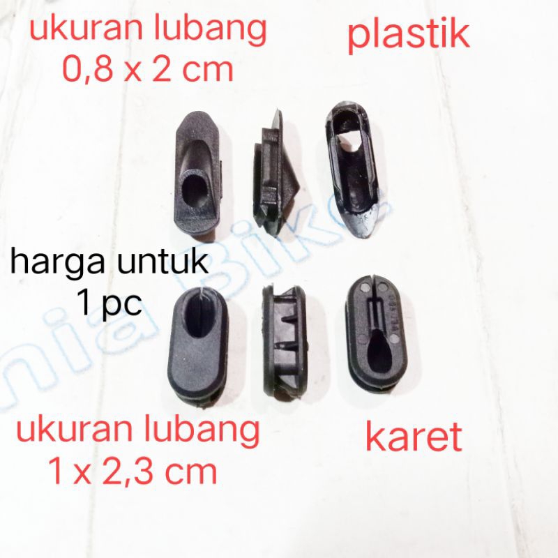 cable guide penutup lubang jalur kabel frame sepeda