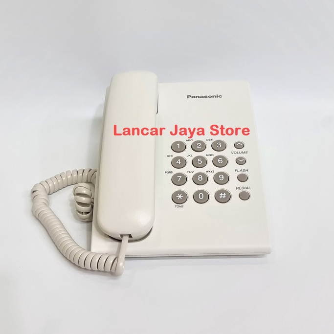 Telepon Kabel Panasonic KX-TS500MX (WHITE) Pesawat Telepon Rumah TS500