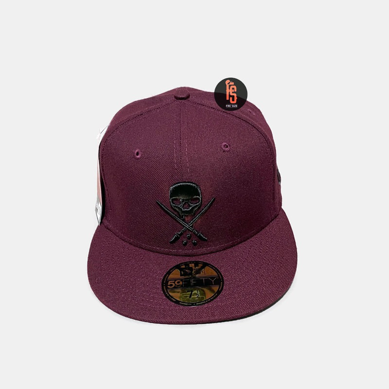 TOPI NEW ERA ORIGINAL 5950 SULLEN BADGE MAROON