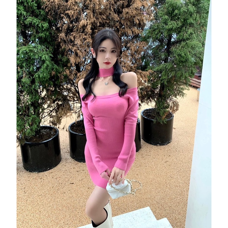 Bitchyy.Style | *PO* Korean Dress KN108 BodyCon Dress Sexy Dress Lengan Panjang Korean Style Elegan 