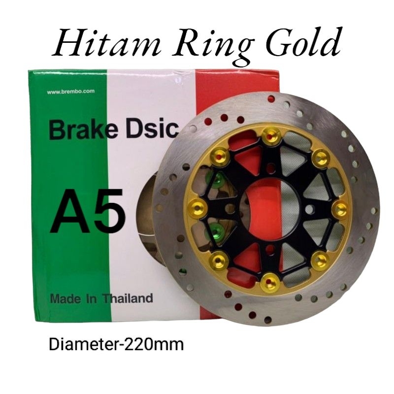 DISC PIRINGAN CAKRAM ROTOR BREMBO FLOATING CNC 220MM NOUVO XRIDE JUPITER MX