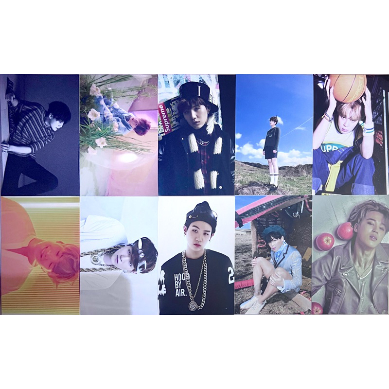 BTS ARMYPEDIA OFFICIAL MERCH POSTCARD SET DARK N WILD DNW YOUNG FOREVER YF LY HER TEAR ANSWER SLA DA