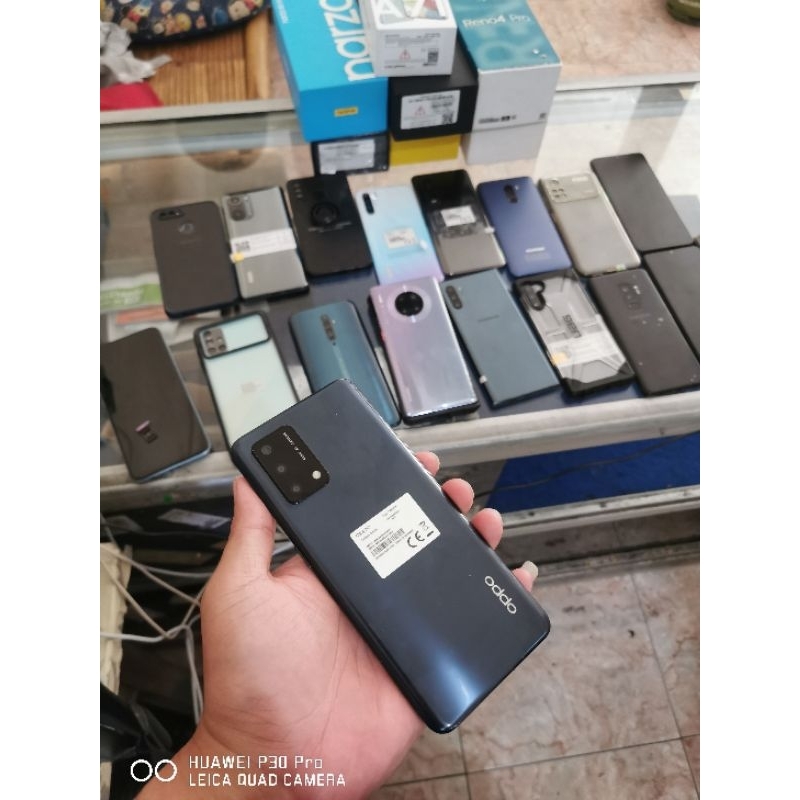 Oppo a74 Ram 6+2 128gb snapdragon garansi masih on