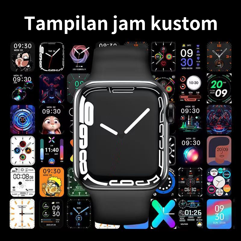 Smart Watch Kebugaran Tracker 1.75 Inci Layar Sentuh Smart Watch Kebugaran Watch 25 Olahraga IP68 Tahan Air untuk Android iPhone