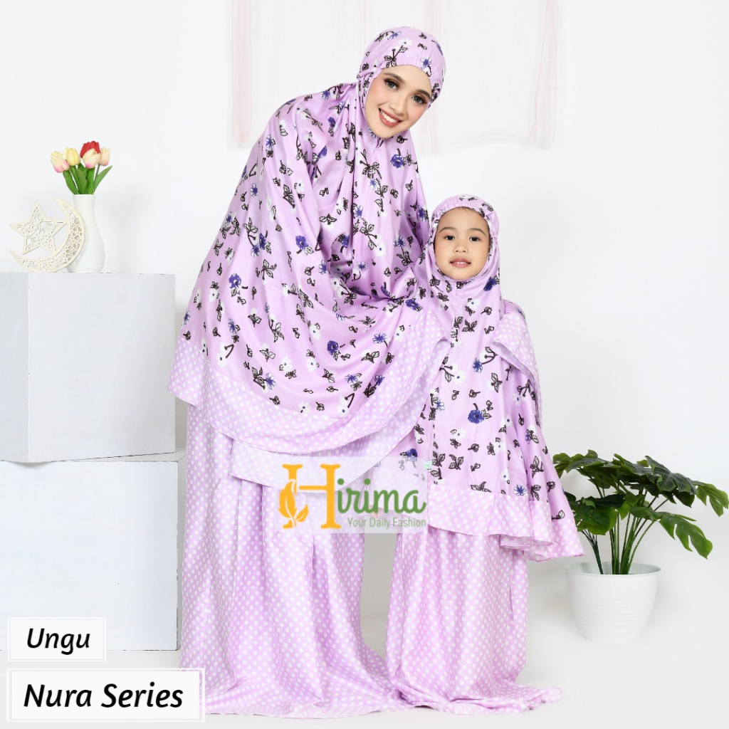 mukena dewasa rayon jumbo motif bunga eksklusif shabby terbaru hits kekinian