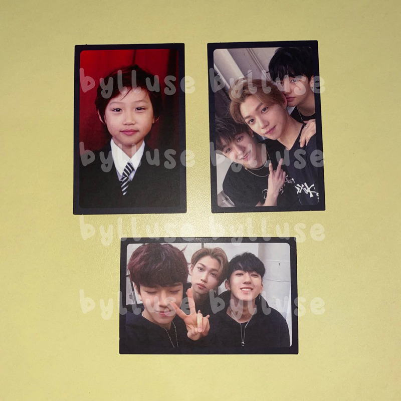 [SET] official stray kids i am not imn unit felix bangchan hyunjin seungmin changbin baby childhood