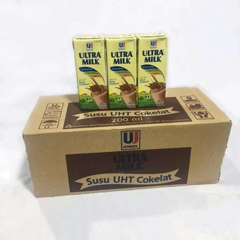 

susu ultra 200 ml 1 dus isi 24