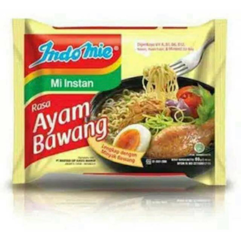

INDOMIE RASA AYAM BAWANG 69GR PROMO MURAH *HARGA 5pcs*
