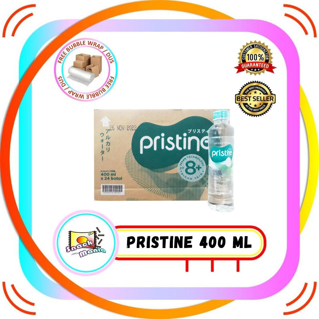 

Pristine 8+ Air Mineral 400 ml x 24 Botol DUS