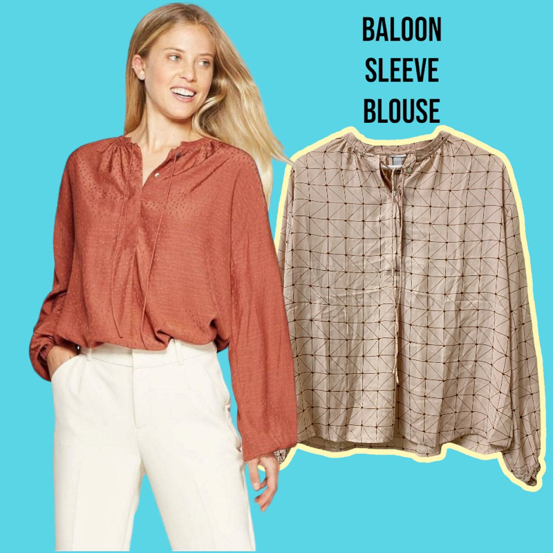 BLUS JUMBO - A NEW DAY BALOON SLEEVE BLOUSE