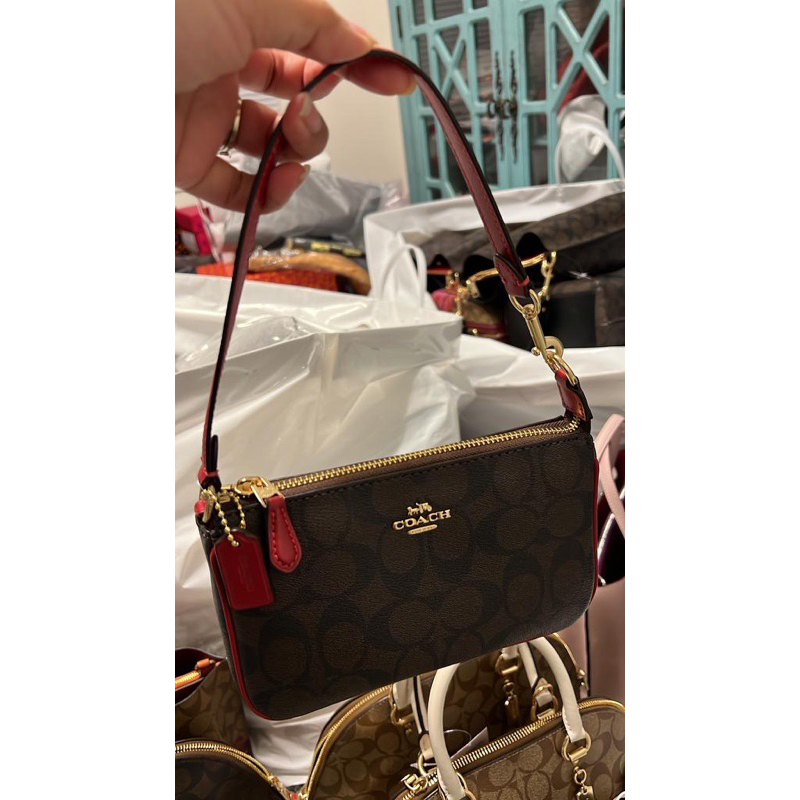 Tas Coach Original Nolita 22 Large Wristlet/Pouch Signature