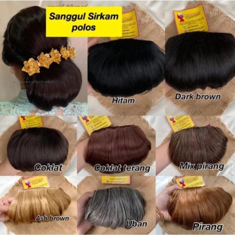 Sirkam Rambut Cepol/Sanggul Bali Modern