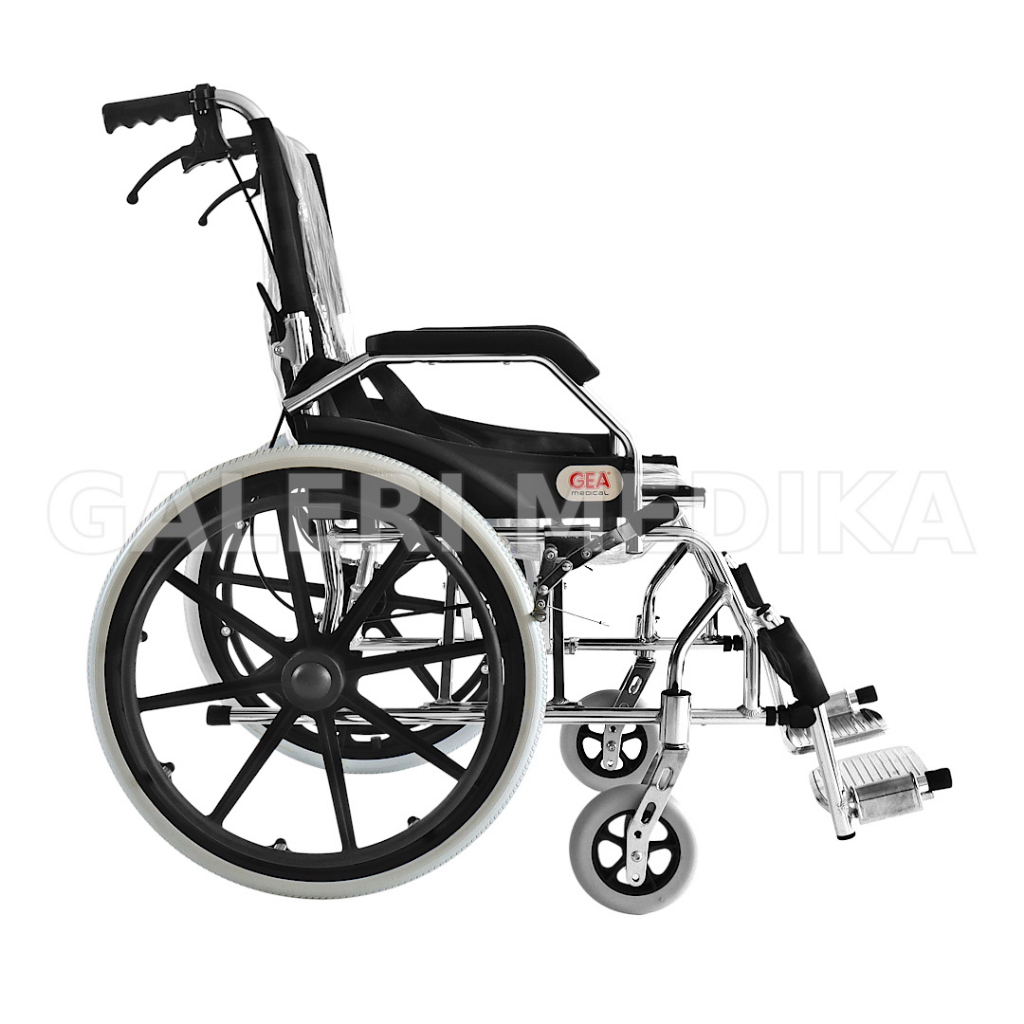 Kursi Roda GEA FS 863 Aluminium Wheelchair - Kursi Roda Semi Travel Bisa Lipat