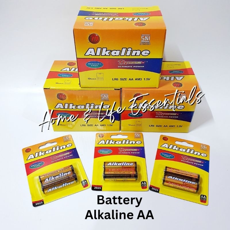 Baterai AA Alkaline Dynamax 2pc