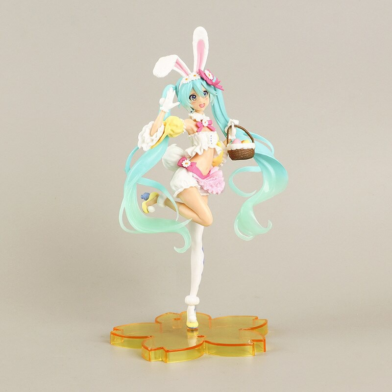 HATSUNE MIKU SPRING EASTER RABBIT EAR - Action Figure Miniatur Pajangan Vocaloid Waifu Anime / TOPPER / ANIME / JEPANG / KOLEKSI ANIME