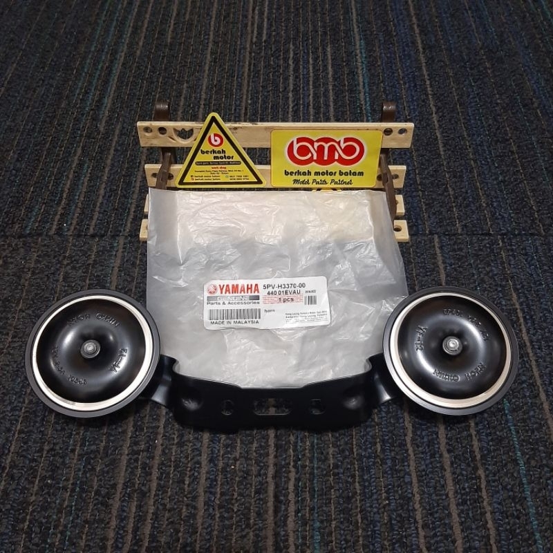 Yamaha RXZ klakson dan braket bracket horn set assy original