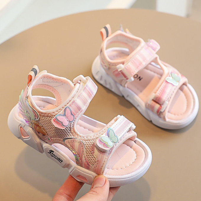 Sandal Sendal Anak - Sandal Perempuan Motif LITTLE FAIRY Type 009 - Sandal Anak Kasual Import