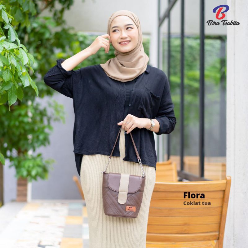 TAS SELEMPANG FLORA BY BIRU TSABITA // SELEMPANG FLORA 2IN1 CANTIK