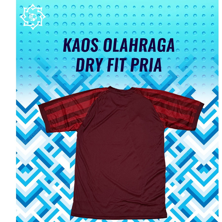 KAOS DRY FIT PRIA / KAOS OLARAGA