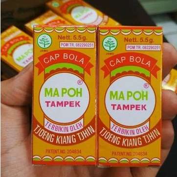 TERLARIS OBAT TAMPEK MAPOH / MA POH CAP BOLA 