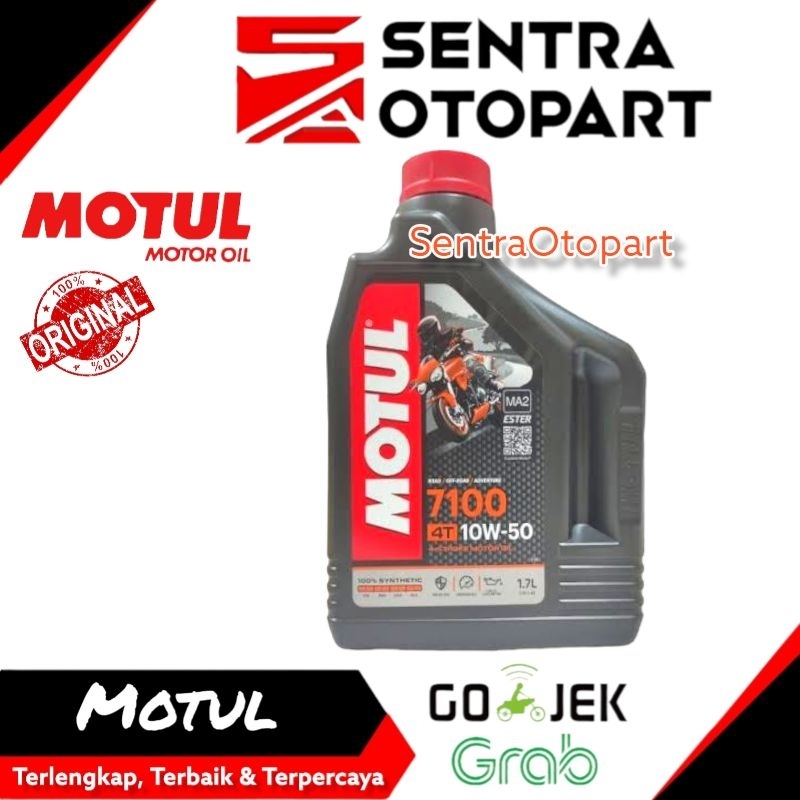 oli motor motul 7100 4t 10w50 1.7 liter