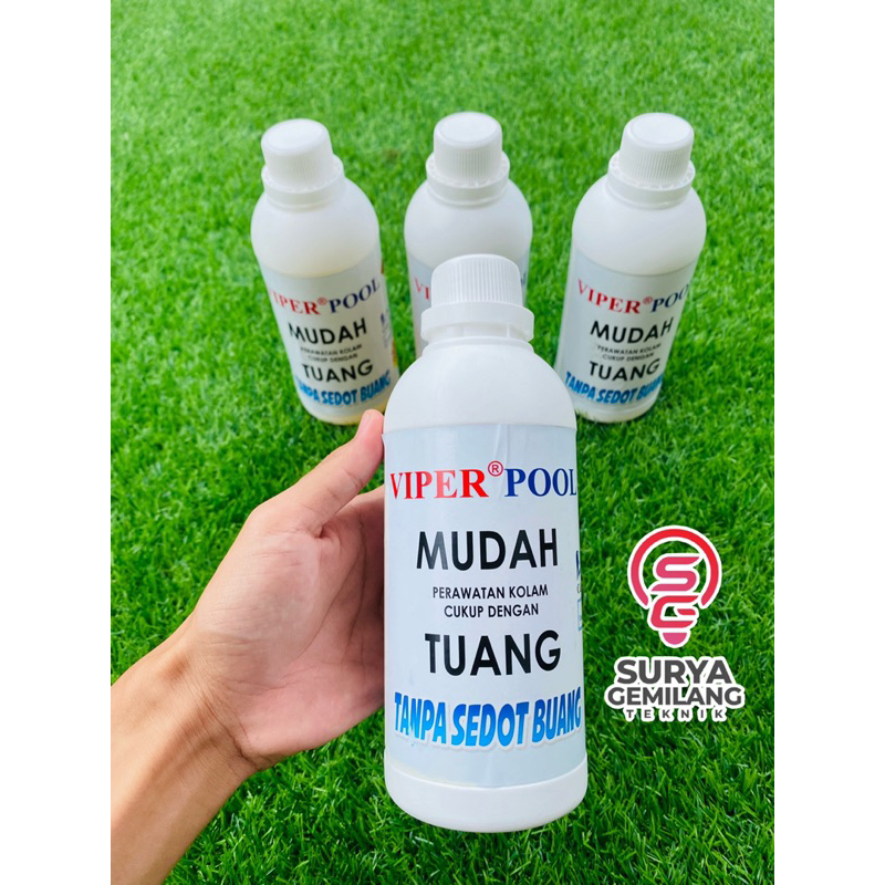 Cairan Pembersih Kolam Renang / Obat Penjernih Air Kolam Renang / Viper Pool Pembiru Air Kolam / Cai