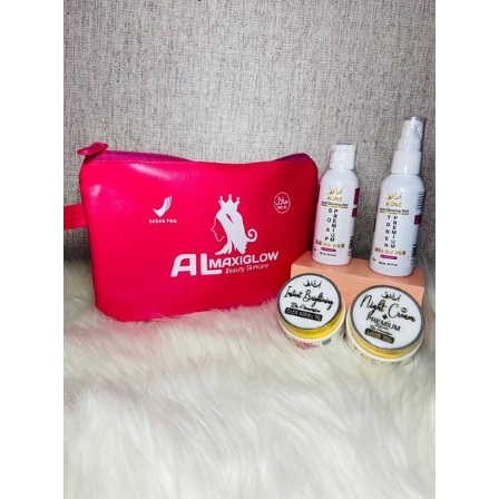 ❁ Cream almaxi glow BPOM Original al maxi glow (paket INSTAN BRIGHTENING | WHITENING GLOW ACNE)❁