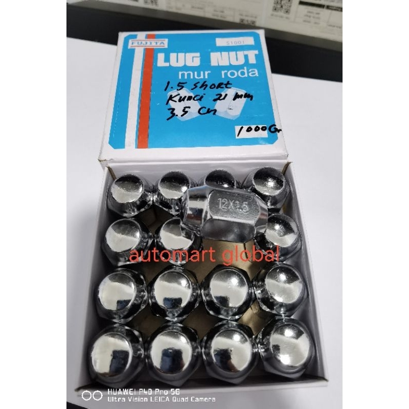 Lug nut mur roda racing 1.5 kunci 21 3 5 cm