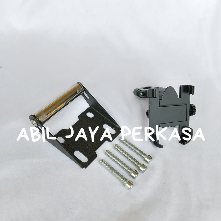 PAKET BRAKET BREKET HOLDER HP ADV 150 160 DAN HOLDER ALUMUNIUM C1[AJP]