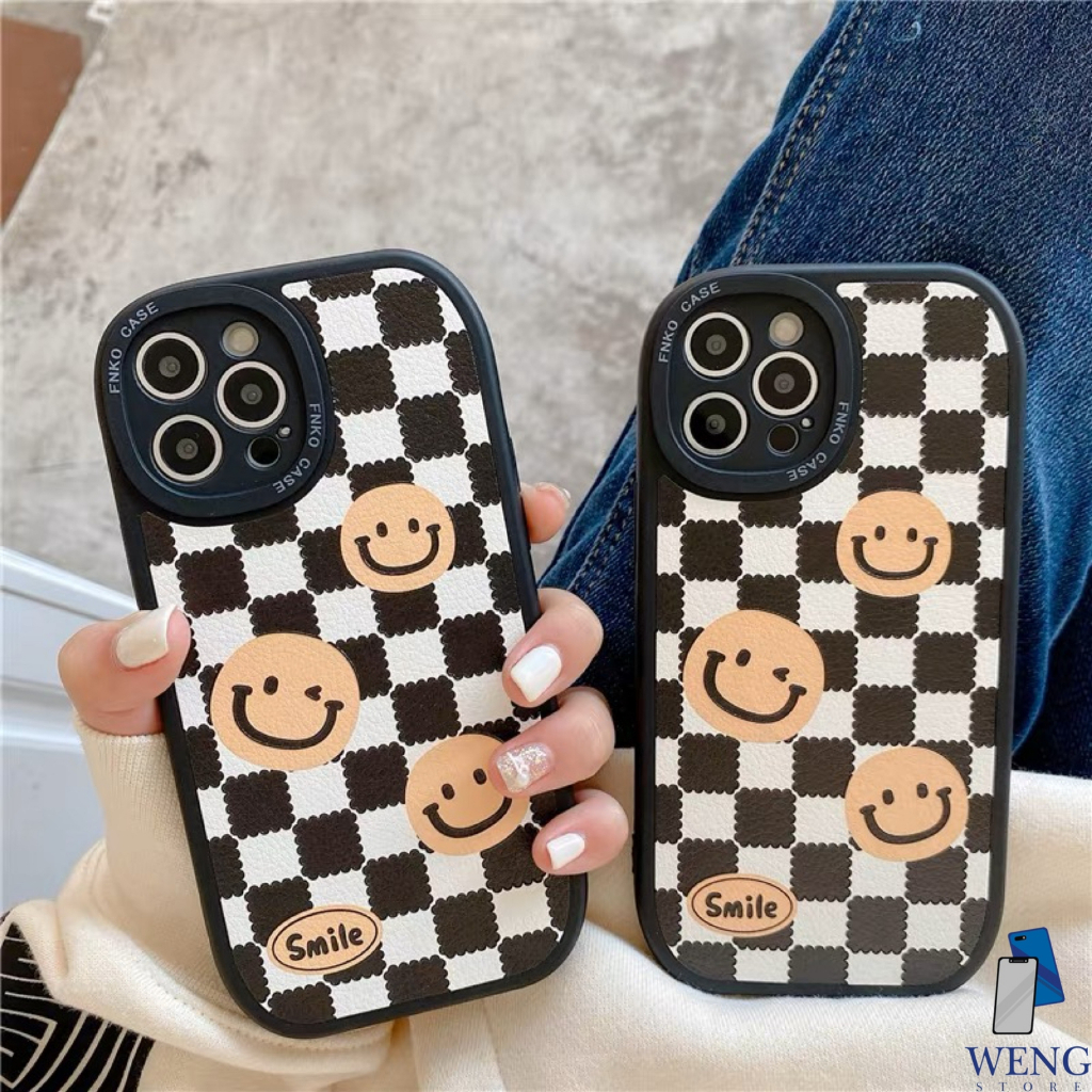 WENG Silikon Fnko Motif Chessboard Dll For Oppo A17 A5S F9 A12 A7 A3S A5 2020 A15 A15S A16 A16E A53 A54 A95 A57 A96 A1K Realme C2 C31 C30 C35 C11