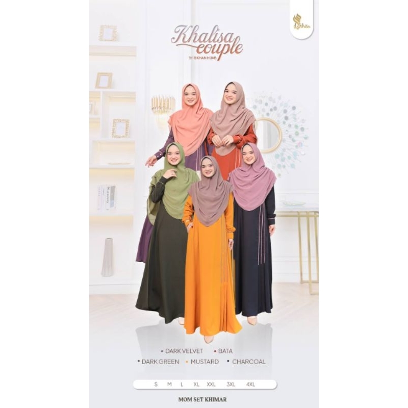 KHALISA COUPLE BY ISKHAN HIJAB | READY STOCK