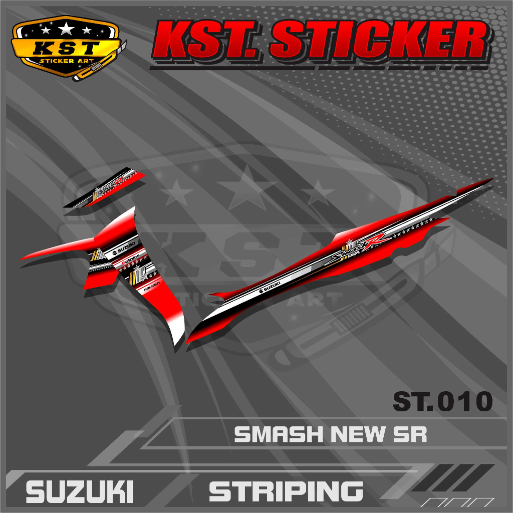 Striping Smash New Sr - Striping Suzuki Smash New Sr. ST 010