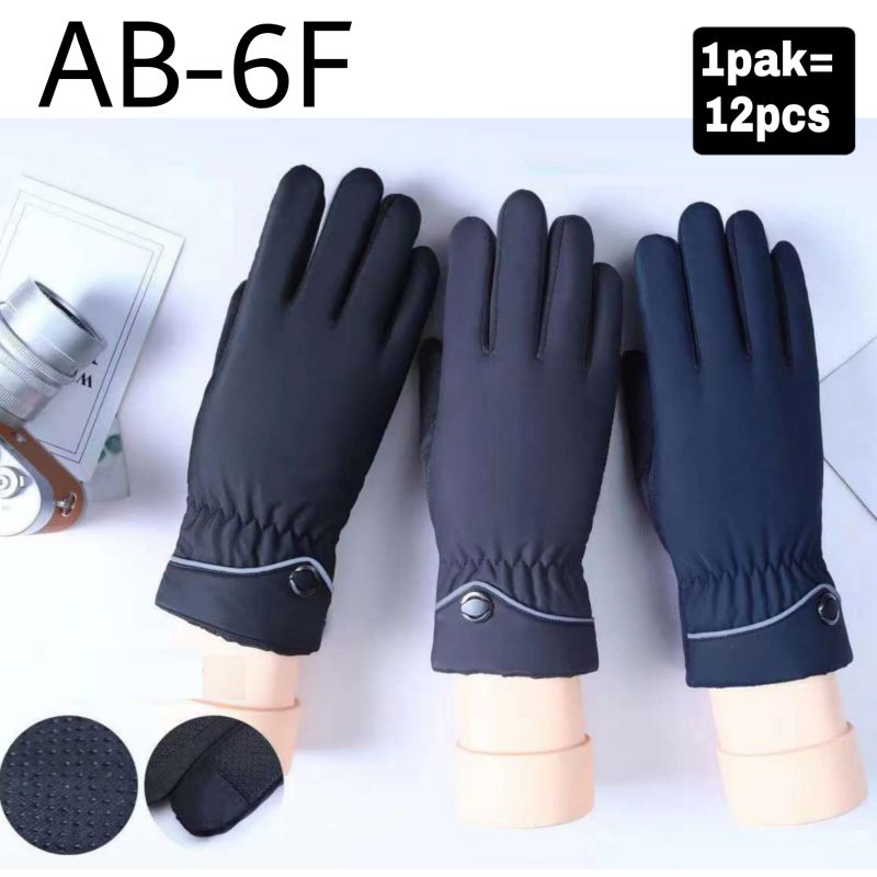 sarung tangan pria touch screen man glove fashion tebal AB-6F