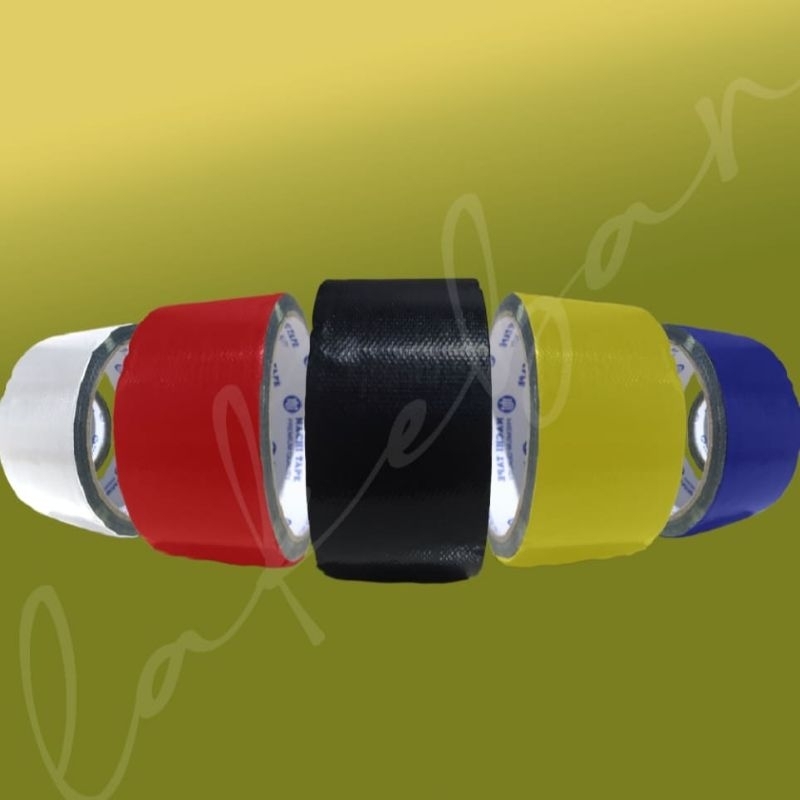 

Cloth Tape merek NACHI TAPE Lakban Warna Warni Berwarna